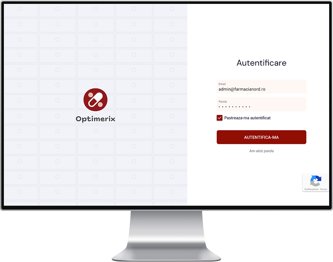 login form optimerix partner